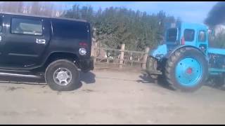 Hummer vs Tracktor zakatala kavkaz [upl. by Ramraj887]