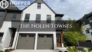 Charlotte NC Luxury Townhome Tour  Hopper Communities  The Nolen Townes [upl. by Maddeu]