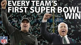 Every Teams First Super Bowl Win  NFL Highlights [upl. by Angeli]