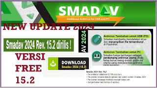 Cara Download dan Instal ANTIVIRUS SMADAV 2024 Versi 152 FREE Untuk Laptop\PC [upl. by Doniv]