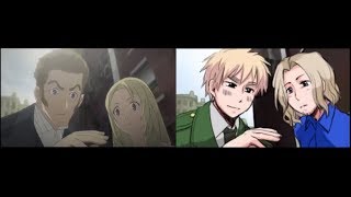 MAD Axis Powers Hetalia x Bacanno OP Parody Side by Side Comparison [upl. by Lore]