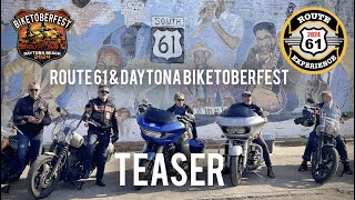 Teaser  Route 61 The Blues Highway  Daytona Biketoberfest  Route 61 Experience 2024 [upl. by Kellie195]