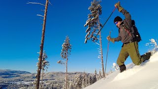 Telemark skiing [upl. by Adnarym]