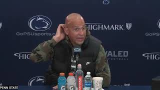 Penn State HC James Franklin Makes Pitch to Prospective TE Recruits 111824  Minnesota Week  NSN [upl. by Laurena]