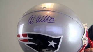 Wes Welker Autographed Helmet  Proline SM Holo [upl. by Palgrave468]