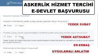 Askerlik Hizmet Tercihi Nasıl Yapılır  Mehmetçiğin Sesi [upl. by Audris273]