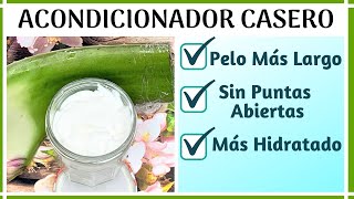 ACONDICIONADOR CASERO DE SÁBILA  CABELLO LARGO Y BRILLANTE [upl. by Akenor]