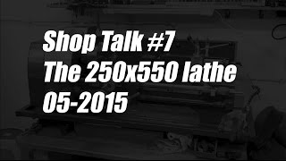 Shoptalk 7  9x20 lathe  052015 [upl. by Salvatore]