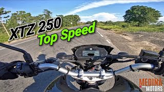 Yamaha XTZ 250 Top Speed 🔥🔥 Medina Motors [upl. by Elli]