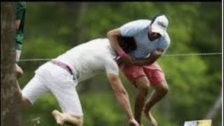 PGA Tour Fight Pro Golfer’s get HEATED GolfBreak [upl. by Ahsinat227]