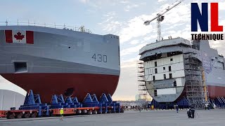 Amazing Modern Ship Building Process With Advanced Technology And Skillful Workers [upl. by Notffilc]