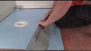 How to install a wetroom on a timber floor  AKW TuffForm amp FormSafe [upl. by Eceerahs]