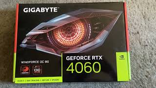 GIGABYTE GEFORCE RTX 4060 WINDFORCE OC 8GB I7 10TH GEN GVN4060WF2OC8GD DLSS 3 ONE YEAR REVIEW [upl. by Fineman]