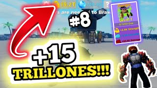 15 TRILLONES de FUERZA😨 REACCIONANDO A CUENTAS de SUBS 💪 MUSCLE LEGENDS 💪  ROBLOX [upl. by Notloc]