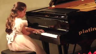 Martina Meola 10 Year  RSchumann  Abegg Variations op1 [upl. by Aenaj681]