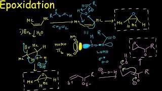 Epoxidation of Alkene  Prilezhaev reaction  Epoxidation of electron rich and deficient alkenes [upl. by Chrystal]