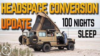 Headspace Troopy Conversion Update  100 nights sleeping review [upl. by Hoenack]