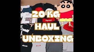 HUGE 20KG ALLCHINABUY HAUL   SUPREME STUSSY NIKE TNF 🎖️FASHIONREPS VETERAN 🎖️ [upl. by Val968]