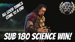 Civ 6  Sub 180 Science win 5 Norway Deity Science Civilization 6 [upl. by Pasol]