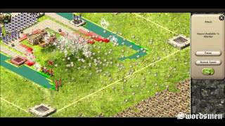 Stronghold Kingdoms Tutorial  Swordsmen vs Pikemen Health [upl. by Ybor]