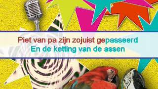 Henkie  De fiets van Piet  KARAOKE  Lyrics [upl. by Ecirehc203]