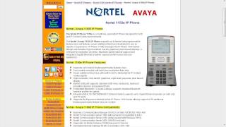 Telecom Tips Nortel  Avaya 1100 Series IP Phones [upl. by Lirva]