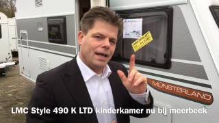 Review nieuw LMC Style 490 K Full options 2017 te koop Meerbeek Caravans amp Campers [upl. by Aicemat]