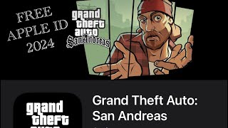 Apple ID GTA San Andreas 2024 IPhone [upl. by Attem596]