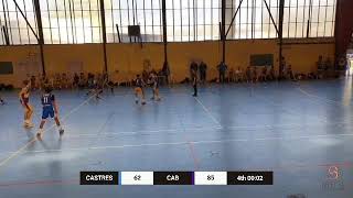 basket U15R CASTRES VS CAB MONTPELLIER [upl. by Synn]