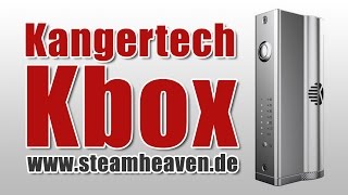 Kangertech Kbox Akkuträger  wwwsteamheavende [upl. by Esiouqrut24]