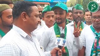 Maharashtra Solapur aimim campaigning ke liye Karnatak Bijapur se Zuber Dafedarbijapur majlis [upl. by Newel]