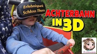 3D ACHTERBAHN  1 Mal mit VR Brille im Erlebnispark Schloss Thurn  VERLOSUNG [upl. by Mata]