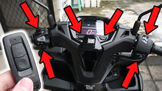 Penjelasan Fungsi Semua Tombol yang Ada di Honda Vario 160 [upl. by Yesoj712]