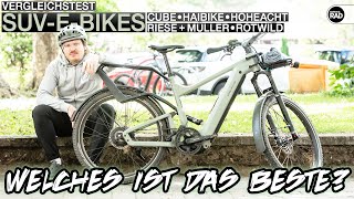 Cube Riese amp Müller Rotwild Hoheacht oder Haibike – Welches ist das beste SUVEBike 2024 [upl. by Swope563]