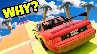 Can I Survive this IMPOSSIBLE Stunt Death Run in BeamNG Drive Mods [upl. by Iret]