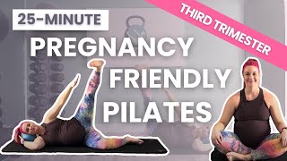 Third Trimester Pregnancy Workout  25min [upl. by Akinaj]