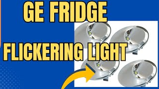 ✨ GE Fridge Lights Won’t Stop Blinking  EASY DIY FIX ✨ [upl. by Llib486]