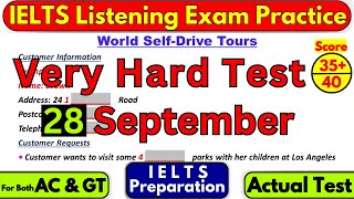 IELTS LISTENING PRACTICE TEST FOR 28 SEPTEMBER 2024 WITH ANSWERS  IELTS  IDP amp BC [upl. by Dillon]