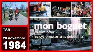 MON BOGUET film de prévention routière pour les cyclomotoristes débutants  TSR  28111984 [upl. by Suilmann]