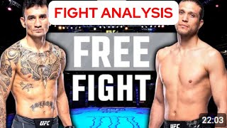 Max Holloway vs Brian Ortega Fight Analysis [upl. by Anaibaf]