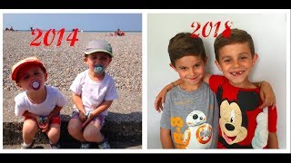 Retour en arrière pour les 7 ans de Tino et Léni 😍😌 [upl. by Renat480]