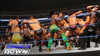 41Man Battle Royal for a Championship Match of Winners Choosing SmackDown October 14 2011 [upl. by Clarine673]