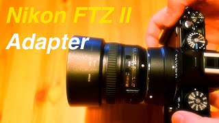 Nikon FTZ II adapter with the black Z fc [upl. by Luthanen92]