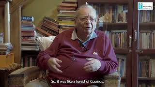 Ruskin Bond on his Childhood and fascination of Cosmos Flower [upl. by Aitercal]