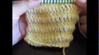 How To Knit The Stockinette Elongated Stitch [upl. by Siladnerb]