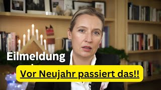 💥Das machen sie an Weihnachten mit uns Alice Weidel Eilmeldung [upl. by Van]