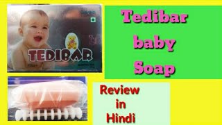 TEDIBAR baby soap review in hindi [upl. by Zertnom]