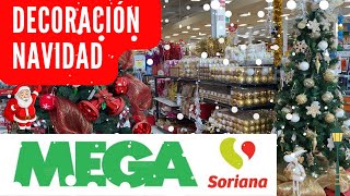 MEGA🎄SORIANA🎅🏻RECORRIDO🌲NAVIDAD COMPLETO DECORACIÓN‼️⚠️‼️ [upl. by Quintilla]