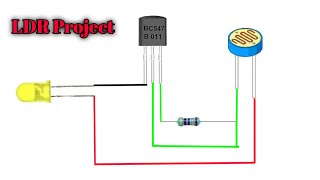 HOW TO MAKE LDR Sensor Project banaye  At home [upl. by Naples]