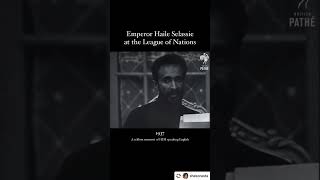 Emperor Haile Selassie at League of Nations 1937 [upl. by Field460]